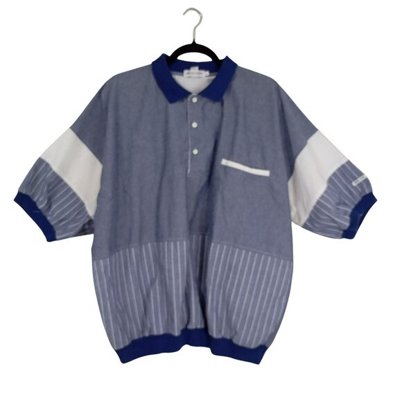 Pierre Cardin Other - Pierre Cardin Polo Shirt Retro Style Striped Colorblock Short Sleeve Mens Size X